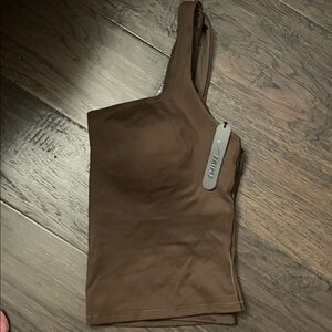 NWT SKIMS NIKE camisole tank! In chocolate brown!🤎